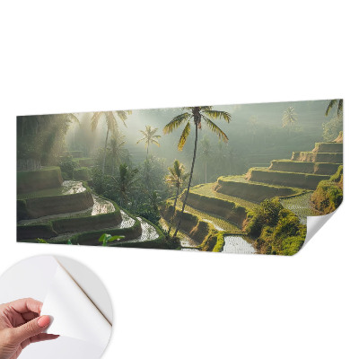 3D fotobehang Paradijselijke terrassen