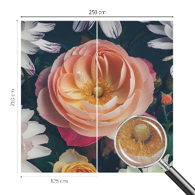 Fotobehang kinderkamer Bloemenharmonie