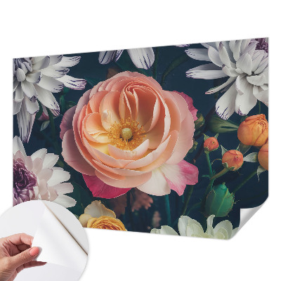 Fotobehang kinderkamer Bloemenharmonie