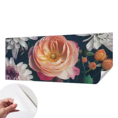 Fotobehang kinderkamer met een bloemenmotief voor in de kinderkamer