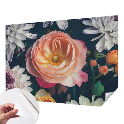 Fotobehang kinderkamer Bloemenharmonie
