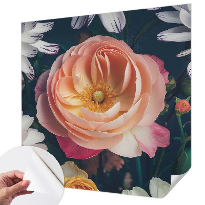 Fotobehang kinderkamer Bloemenharmonie