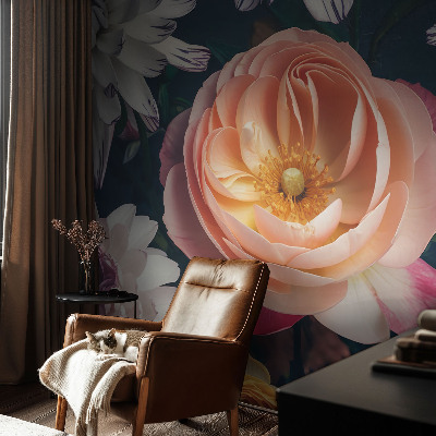 Fotobehang kinderkamer Bloemenharmonie