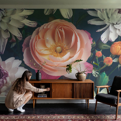 Fotobehang kinderkamer Bloemenharmonie