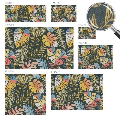 Fotobehang tienerkamer Tropische energie