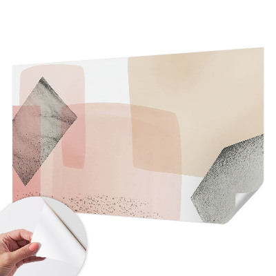 Zelfklevend fotobehang met fijne figuren als patroon