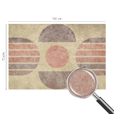 Zelfklevende behangsticker met geometrische vormen