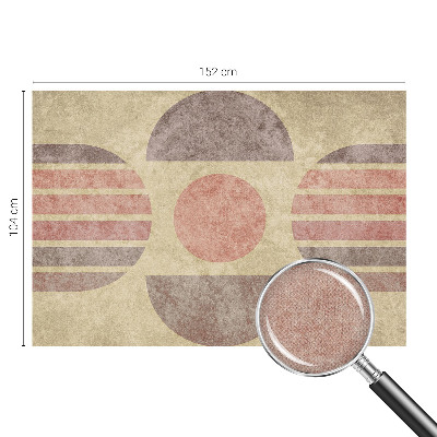 Zelfklevende behangsticker met geometrische vormen