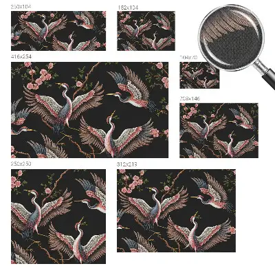 3D fotobehang met een bloemenpatroon