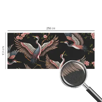 3D fotobehang met een bloemenpatroon