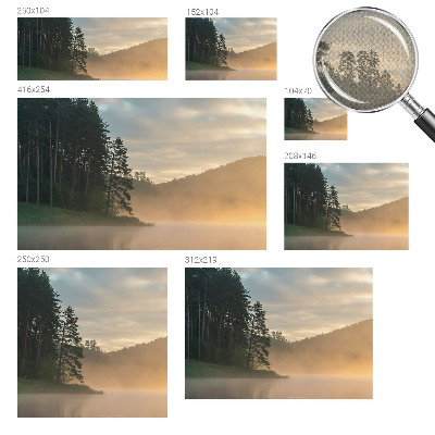 3D fotobehang Mistige ochtend