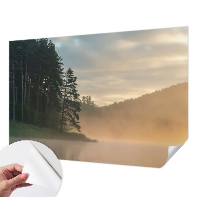 3D fotobehang Mistige ochtend