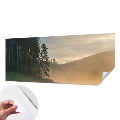 3D fotobehang Mistige ochtend