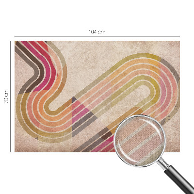 Fotobehang babykamer met geometrische lijnen