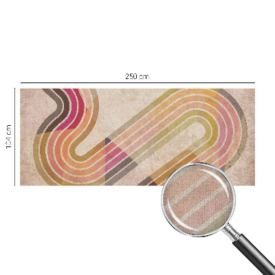 Fotobehang babykamer met geometrische lijnen