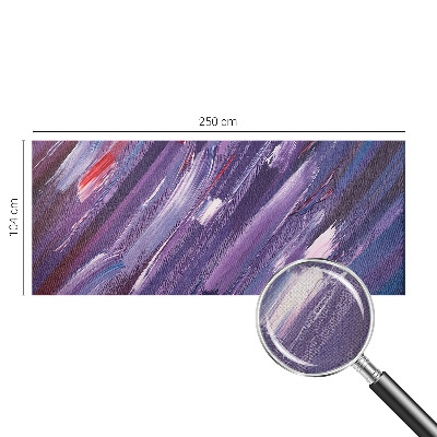 Foto behang voor de keuken Kleurrijke penseelstreken