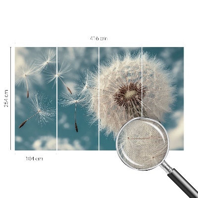 Zelfklevend fotobehang op maat Een vleugje etherische schoonheid