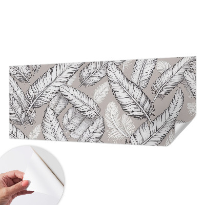 3D fotobehang Subtiele veren