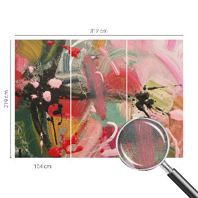 Foto behang voor de kinderkamer Kleurrijke chaos