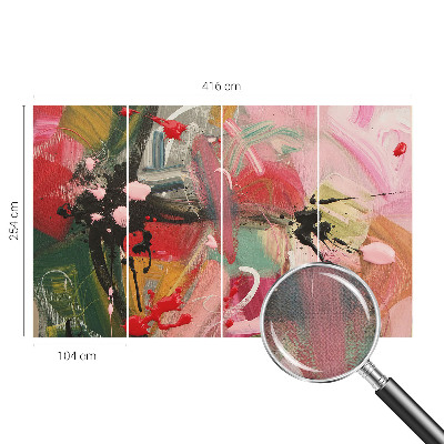 Foto behang voor de kinderkamer Kleurrijke chaos