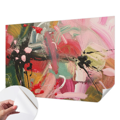 Foto behang voor de kinderkamer Kleurrijke chaos