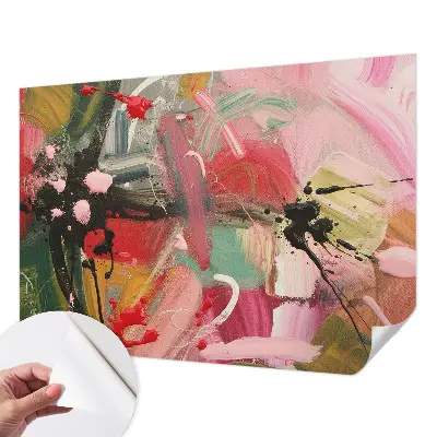 Foto behang voor de kinderkamer met een kleurrijk en speels ontwerp
