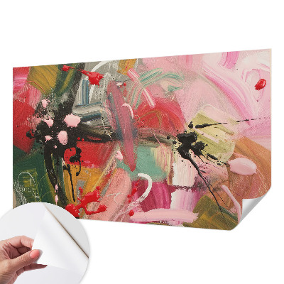 Foto behang voor de kinderkamer Kleurrijke chaos