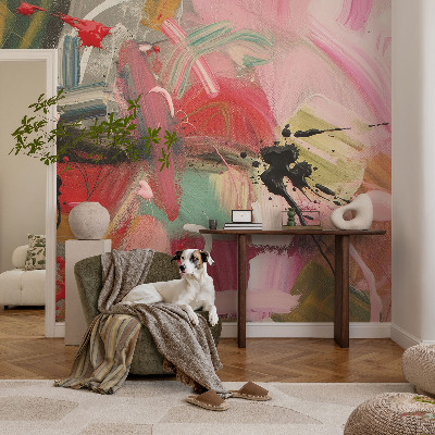 Foto behang voor de kinderkamer Kleurrijke chaos