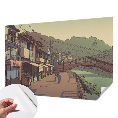 Fotobehang kinderkamer Pastel landschap