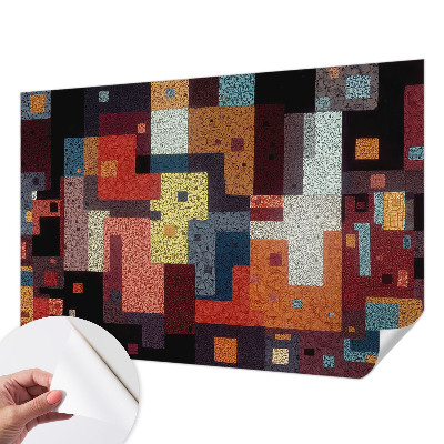 Fotobehang voor kinderkamer met kleurrijke vormen