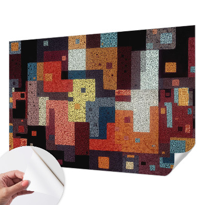 Fotobehang voor kinderkamer met kleurrijke vormen