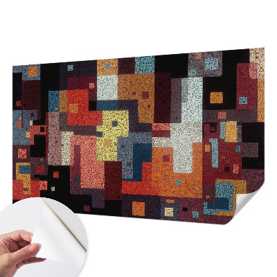 Fotobehang voor kinderkamer met kleurrijke vormen