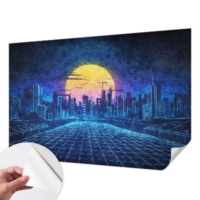 Fotobehang babykamer Futuristisch landschap