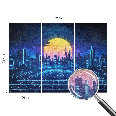 Fotobehang babykamer Futuristisch landschap