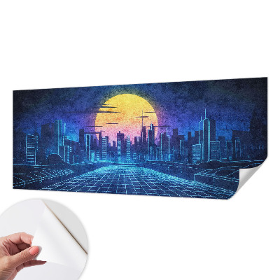 Fotobehang babykamer Futuristisch landschap