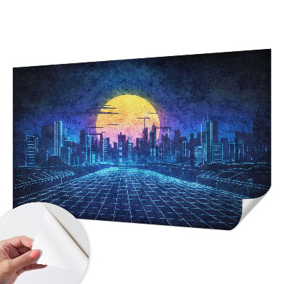 Fotobehang babykamer Futuristisch landschap