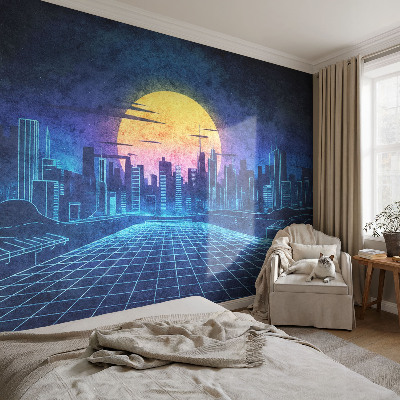 Fotobehang babykamer Futuristisch landschap