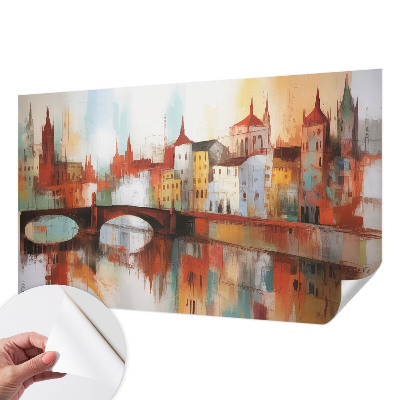 Fotobehang voor de kinderkamer Stadslandschap