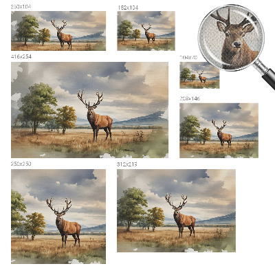 Foto behang voor de keuken Majestueuze herten