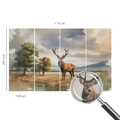 Foto behang voor de keuken Majestueuze herten