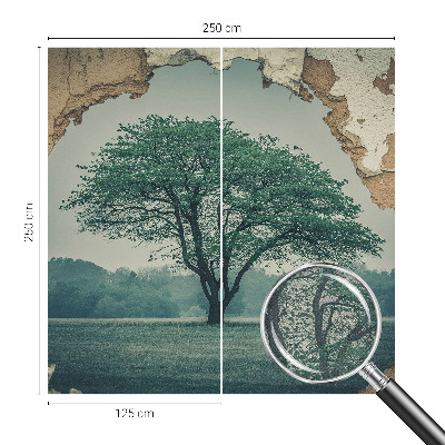 Foto behang voor de kinderkamer Een eenzame boom
