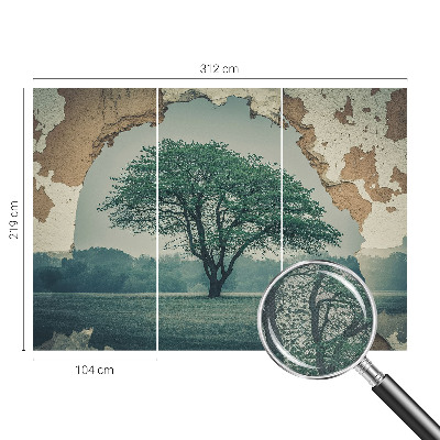 Foto behang voor de kinderkamer Een eenzame boom