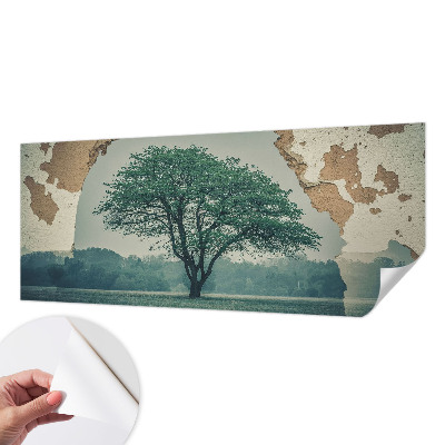 Foto behang voor de kinderkamer Een eenzame boom