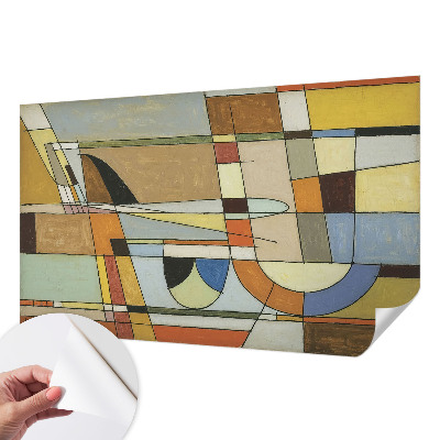 Fotobehang zelfklevend met geometrisch patroon