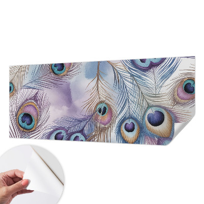 Fotobehang kinderkamer Pauwenveren
