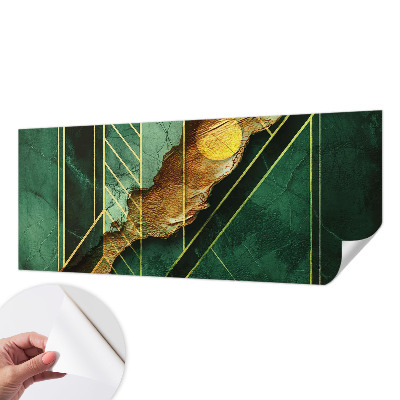 Fotobehang voor de kinderkamer met een geometrisch patroon dat spanning en beweging toevoegt