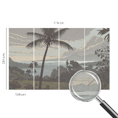 Foto behang voor de keuken Exotisch landschap