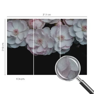 Zelfklevend fotobehang met een delicaat boeket als print