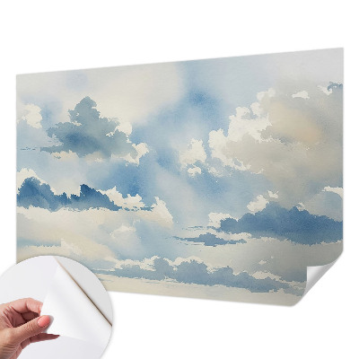 3D fotobehang Hemelse wolken