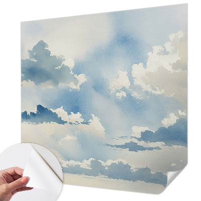 3D fotobehang Hemelse wolken